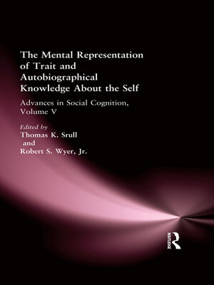 cover image of The Mental Representation of Trait and Autobiographical Knowledge About the Self